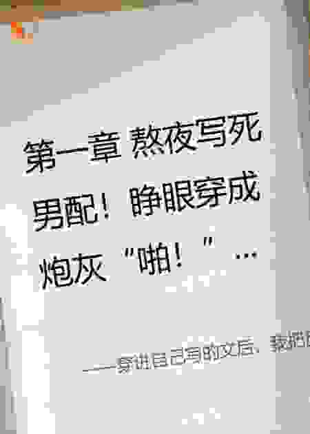 穿进自己写的文后，我把反派男配宠成了男主