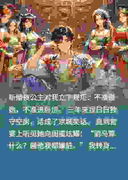 公主不让碰？我纳27个美妾气疯她