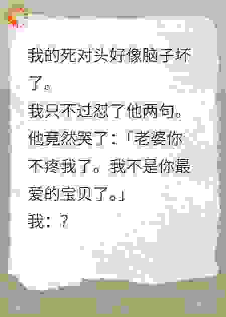 死对头总裁失忆后叫我老婆