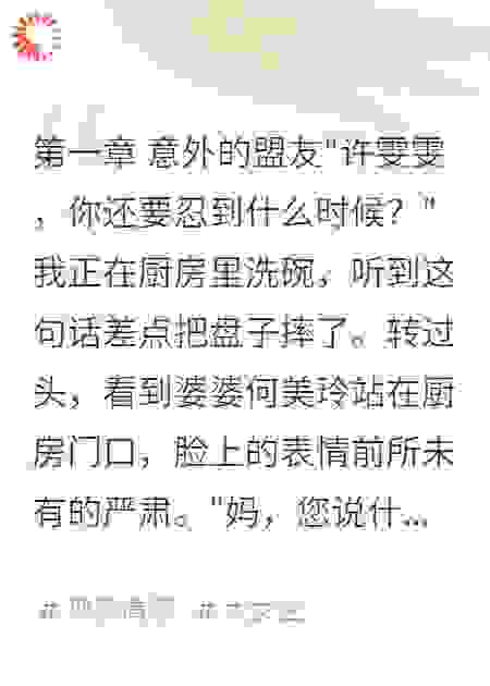 婆媳联盟：一起回家离婚