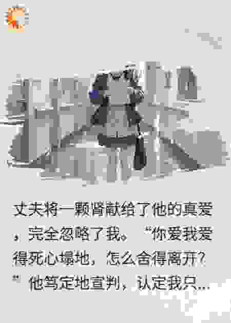 老公肾给了别人，老婆孩子也甭想要了！