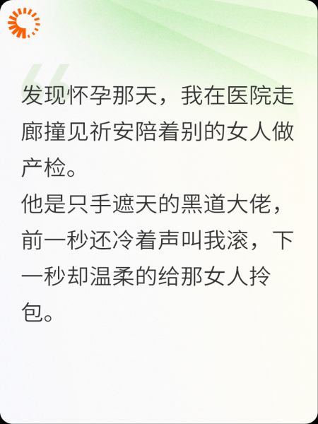 带球跑后，狠戾黑道大佬哭疯了
